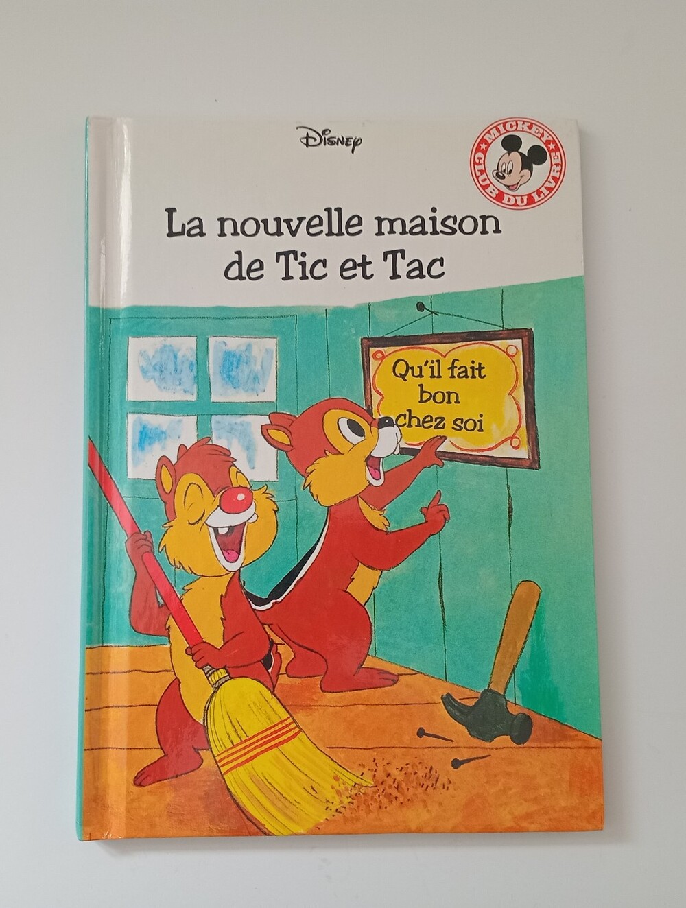 Vintage Disney La nouvelle maison de Tic et Tac Chip & Dale French Grolier 1995